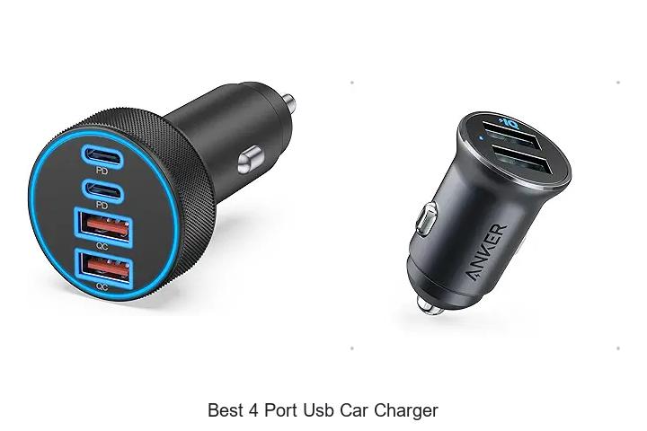 Top 12 Best 4 Port USB Car Charger You Can’t Miss!