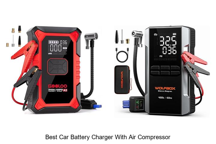 Top 12 Best Car Battery Charger With Air Compressor Reviewed!