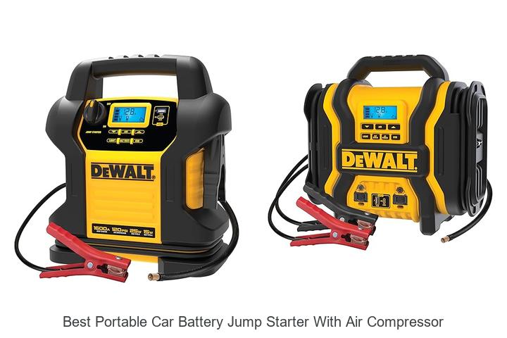 Top 15 Best Portable Car Battery Jump Starter With Air Compressor Reviews
