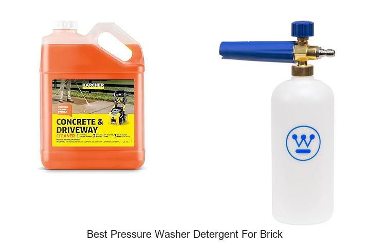 Top 15 Best Pressure Washer Detergent for Brick That Works!