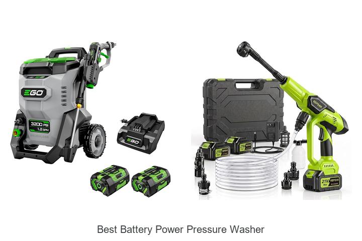 Top 12 Best Battery Power Pressure Washer That WOWs