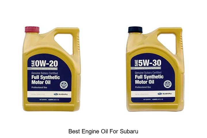 Top 12 Best Engine Oil For Subaru That Boosts Performance!
