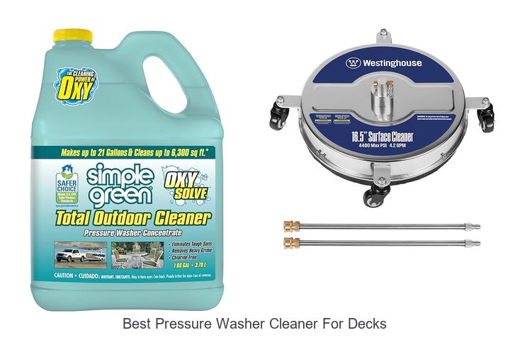 Top 15 Best Pressure Washer Cleaner for Decks Revealed!