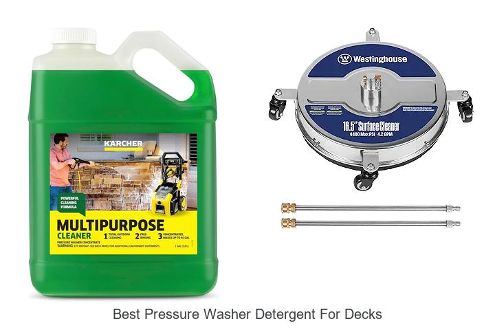 Top 15 Best Pressure Washer Detergent For Decks Revealed!