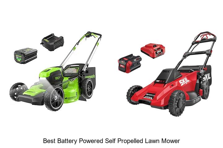 Top 12 Best Battery Powered Self Propelled Lawn Mower Picks