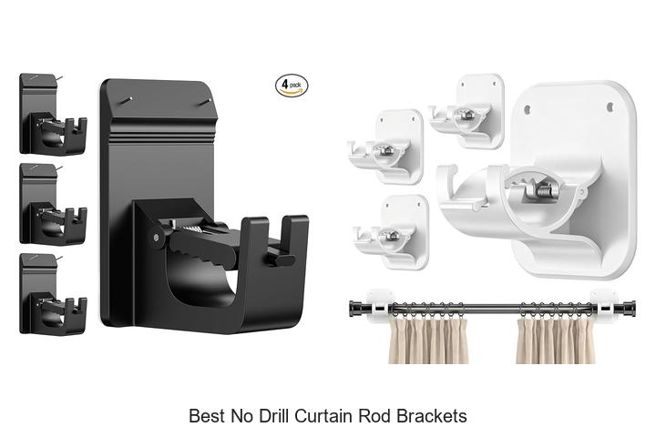 Top 12 Best No Drill Curtain Rod Brackets You Need Now