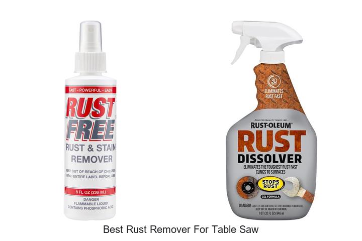 Top 12 Best Rust Remover For Table Saw You Can’t Miss