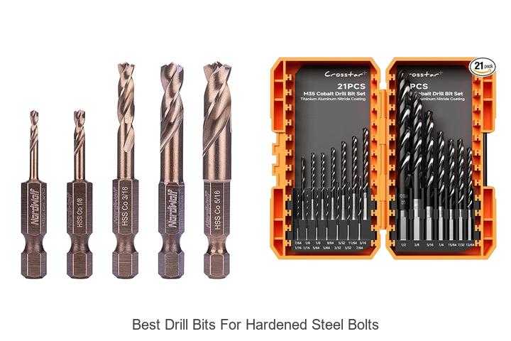Top 12 Best Drill Bits For Hardened Steel Bolts Revealed!